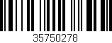 Código de barras (EAN, GTIN, SKU, ISBN): '35750278'