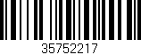 Código de barras (EAN, GTIN, SKU, ISBN): '35752217'