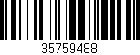 Código de barras (EAN, GTIN, SKU, ISBN): '35759488'