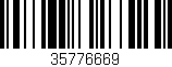 Código de barras (EAN, GTIN, SKU, ISBN): '35776669'