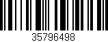 Código de barras (EAN, GTIN, SKU, ISBN): '35796498'