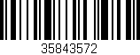 Código de barras (EAN, GTIN, SKU, ISBN): '35843572'