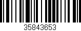 Código de barras (EAN, GTIN, SKU, ISBN): '35843653'
