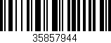 Código de barras (EAN, GTIN, SKU, ISBN): '35857944'