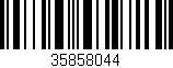 Código de barras (EAN, GTIN, SKU, ISBN): '35858044'