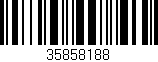 Código de barras (EAN, GTIN, SKU, ISBN): '35858188'