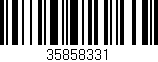 Código de barras (EAN, GTIN, SKU, ISBN): '35858331'