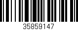 Código de barras (EAN, GTIN, SKU, ISBN): '35859147'