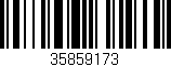 Código de barras (EAN, GTIN, SKU, ISBN): '35859173'