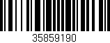 Código de barras (EAN, GTIN, SKU, ISBN): '35859190'