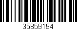 Código de barras (EAN, GTIN, SKU, ISBN): '35859194'