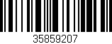 Código de barras (EAN, GTIN, SKU, ISBN): '35859207'