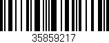 Código de barras (EAN, GTIN, SKU, ISBN): '35859217'
