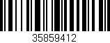 Código de barras (EAN, GTIN, SKU, ISBN): '35859412'