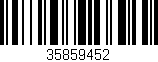 Código de barras (EAN, GTIN, SKU, ISBN): '35859452'