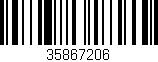 Código de barras (EAN, GTIN, SKU, ISBN): '35867206'