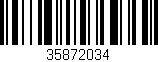 Código de barras (EAN, GTIN, SKU, ISBN): '35872034'