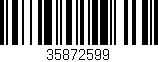 Código de barras (EAN, GTIN, SKU, ISBN): '35872599'