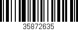 Código de barras (EAN, GTIN, SKU, ISBN): '35872635'