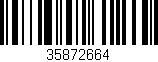 Código de barras (EAN, GTIN, SKU, ISBN): '35872664'