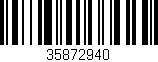 Código de barras (EAN, GTIN, SKU, ISBN): '35872940'