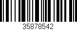 Código de barras (EAN, GTIN, SKU, ISBN): '35878542'