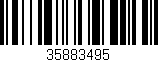 Código de barras (EAN, GTIN, SKU, ISBN): '35883495'