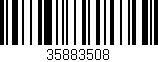Código de barras (EAN, GTIN, SKU, ISBN): '35883508'