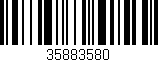 Código de barras (EAN, GTIN, SKU, ISBN): '35883580'