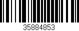 Código de barras (EAN, GTIN, SKU, ISBN): '35884853'