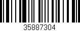 Código de barras (EAN, GTIN, SKU, ISBN): '35887304'