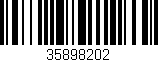 Código de barras (EAN, GTIN, SKU, ISBN): '35898202'