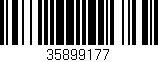 Código de barras (EAN, GTIN, SKU, ISBN): '35899177'