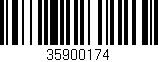 Código de barras (EAN, GTIN, SKU, ISBN): '35900174'