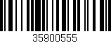 Código de barras (EAN, GTIN, SKU, ISBN): '35900555'