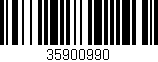 Código de barras (EAN, GTIN, SKU, ISBN): '35900990'