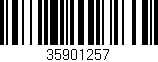 Código de barras (EAN, GTIN, SKU, ISBN): '35901257'