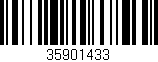 Código de barras (EAN, GTIN, SKU, ISBN): '35901433'