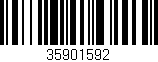 Código de barras (EAN, GTIN, SKU, ISBN): '35901592'