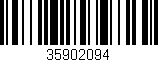 Código de barras (EAN, GTIN, SKU, ISBN): '35902094'
