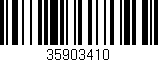 Código de barras (EAN, GTIN, SKU, ISBN): '35903410'