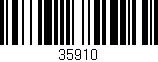 Código de barras (EAN, GTIN, SKU, ISBN): '35910'