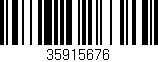 Código de barras (EAN, GTIN, SKU, ISBN): '35915676'