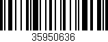 Código de barras (EAN, GTIN, SKU, ISBN): '35950636'