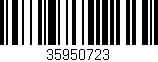 Código de barras (EAN, GTIN, SKU, ISBN): '35950723'