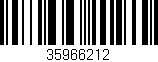 Código de barras (EAN, GTIN, SKU, ISBN): '35966212'