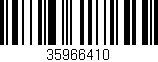 Código de barras (EAN, GTIN, SKU, ISBN): '35966410'