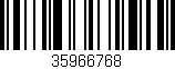 Código de barras (EAN, GTIN, SKU, ISBN): '35966768'