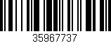 Código de barras (EAN, GTIN, SKU, ISBN): '35967737'