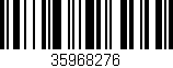 Código de barras (EAN, GTIN, SKU, ISBN): '35968276'